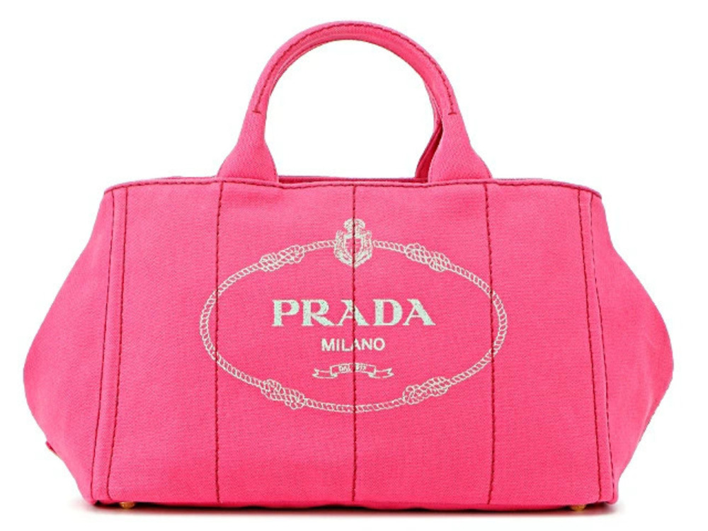 Prada Canapa handbag canvas pink